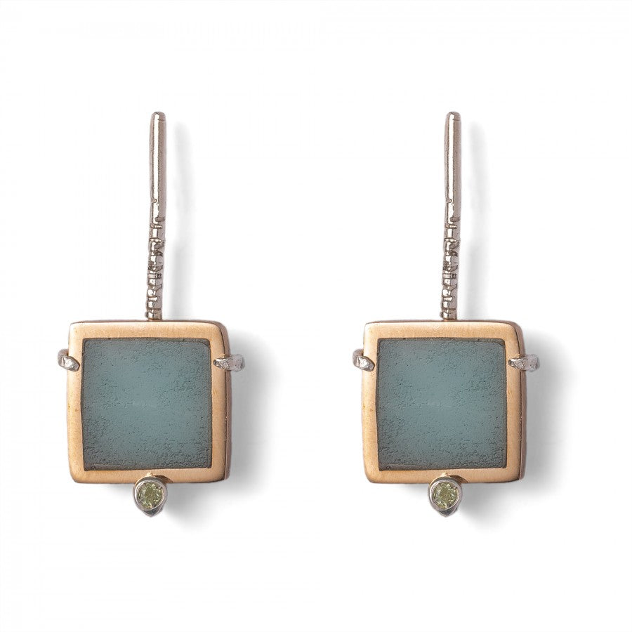 Quadro Orecchini in bronzo e argento