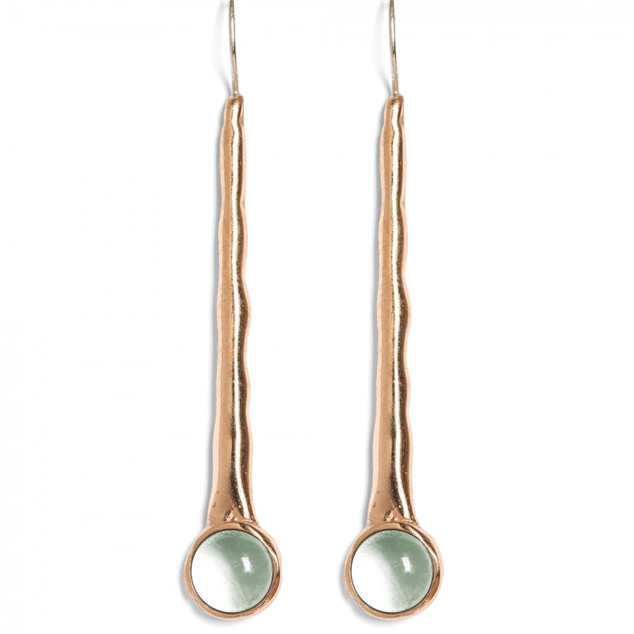 Mandolino Orecchini in bronzo