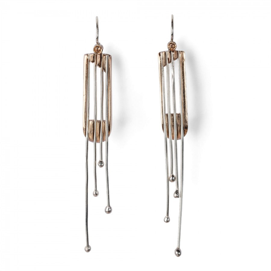 Chitarra Orecchini in bronzo