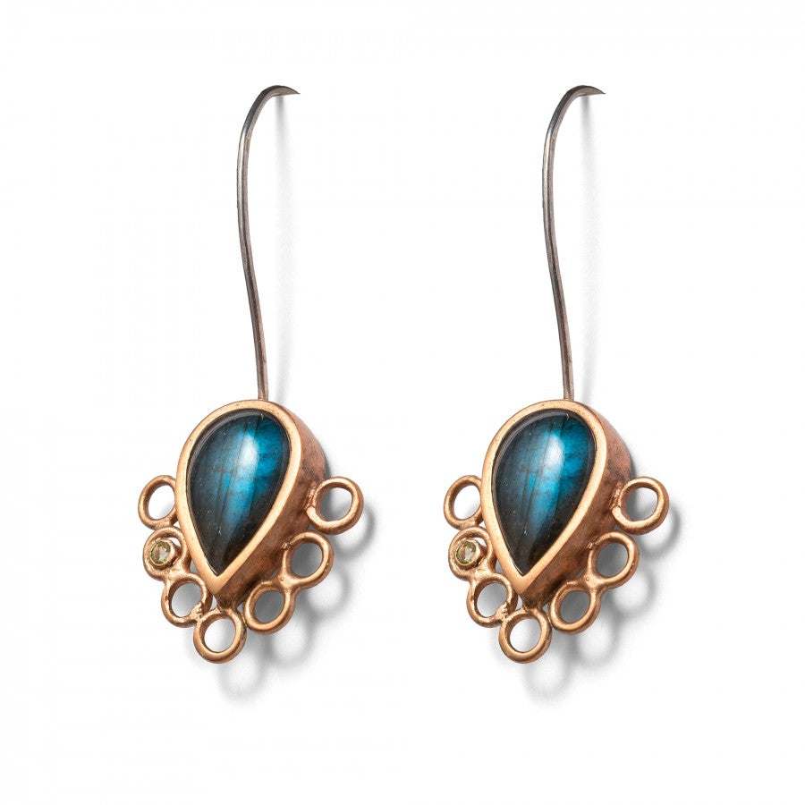 Primitivi - Orecchini in bronzo e argento