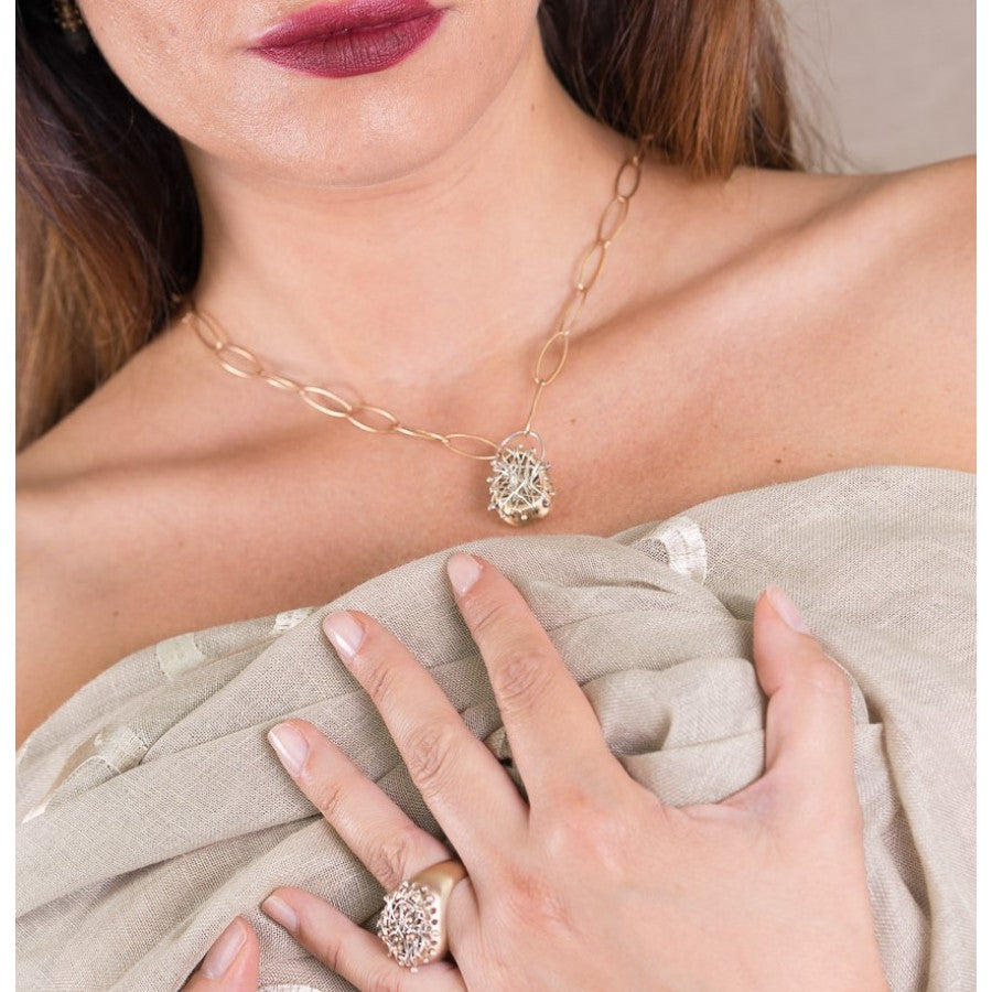 Maschera - Collana con catena