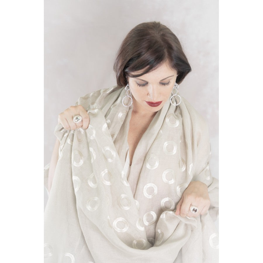 Libera - Orecchini in alluminio e argento