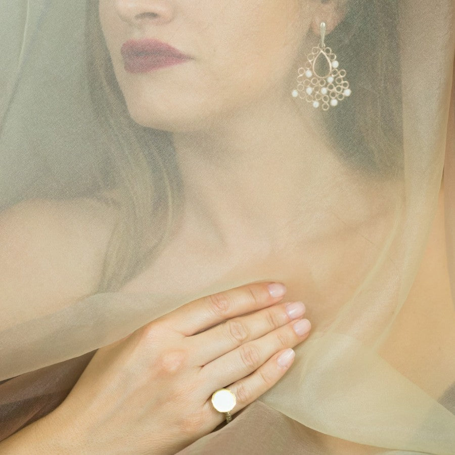 Istanbul Orecchini pendenti in bronzo e argento