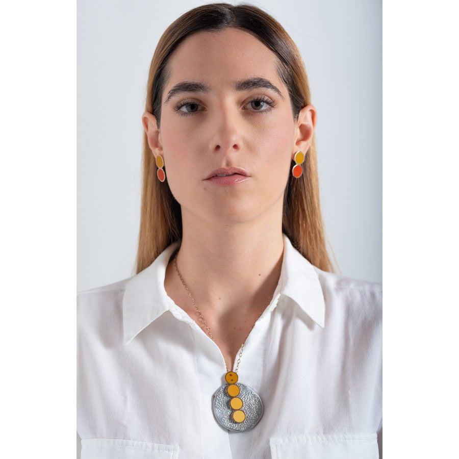 Orecchini Otto in bronzo e Argento