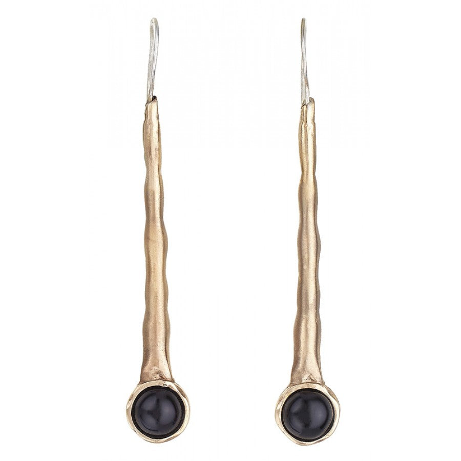 Mandolino Orecchini in bronzo