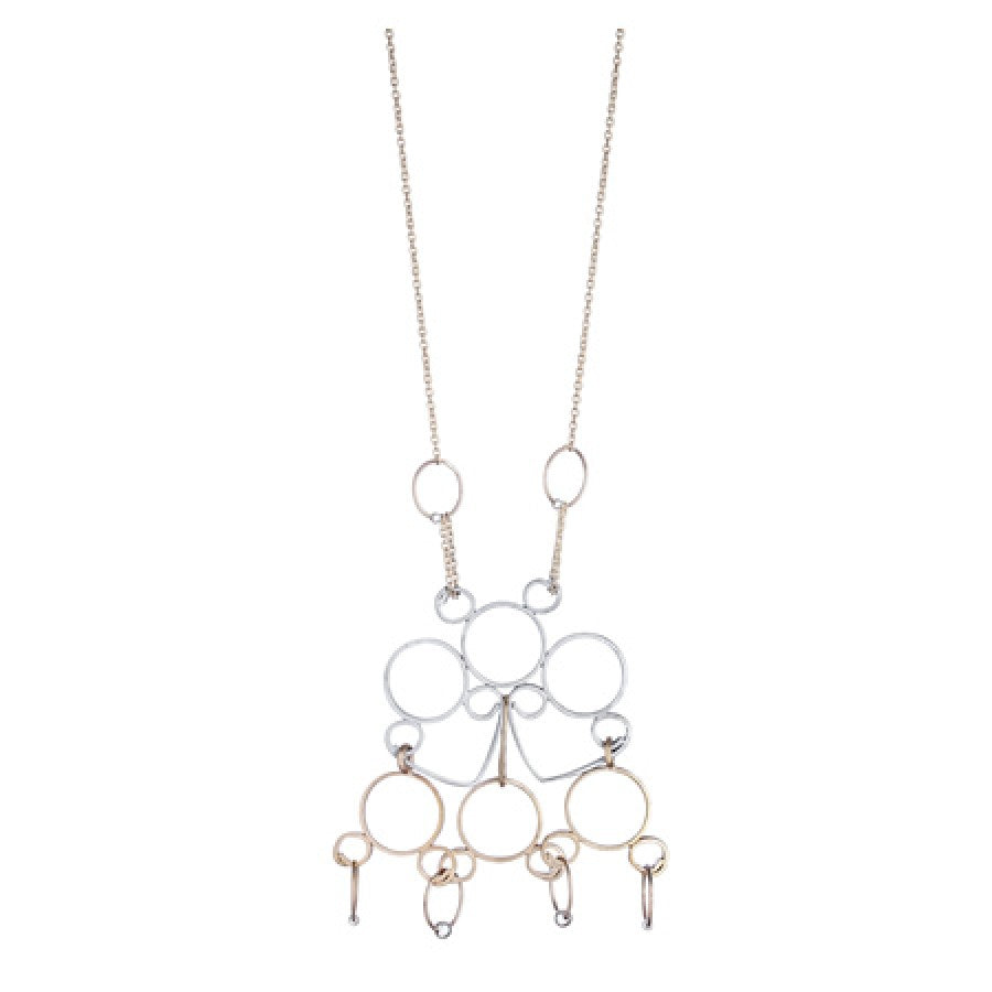 Modulo Palline Argento - Pendente in bronzo e alluminio