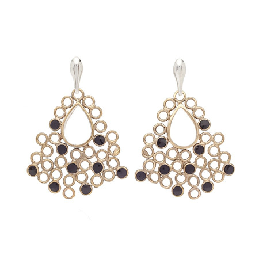 Istanbul Orecchini pendenti in bronzo e argento