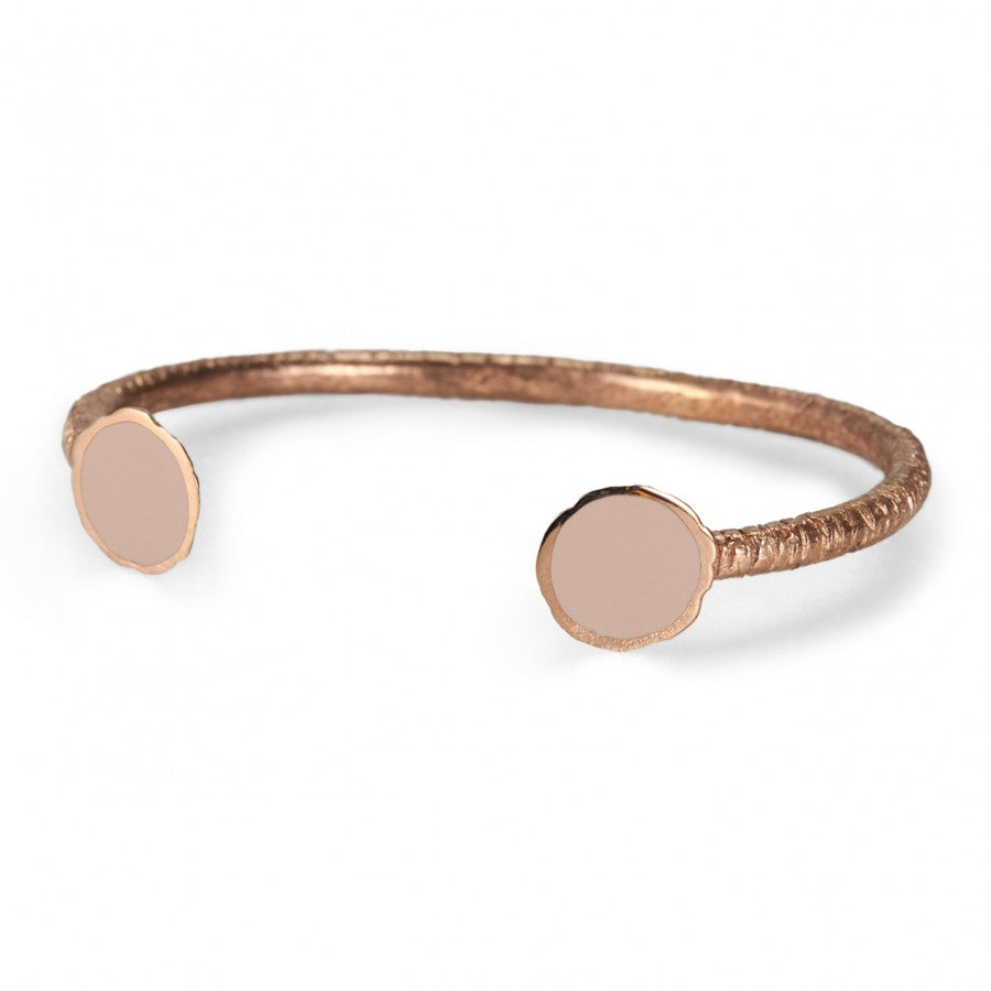Bracciale due bottoni in Bronzo