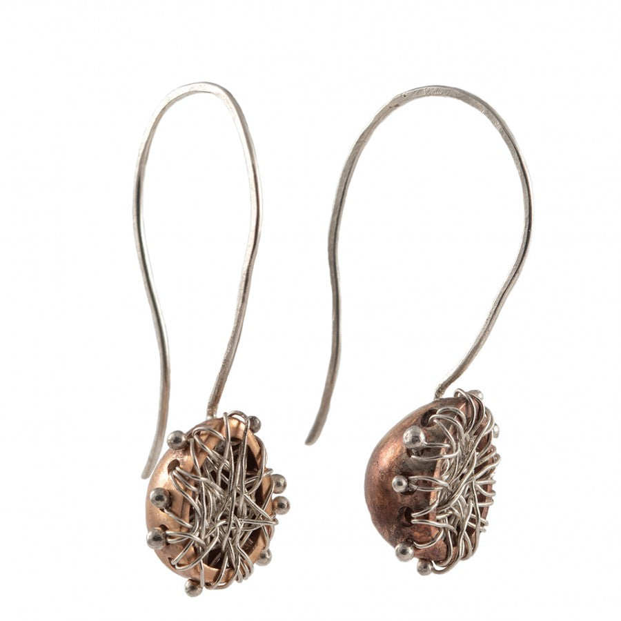 Mascherina Orecchini in bronzo