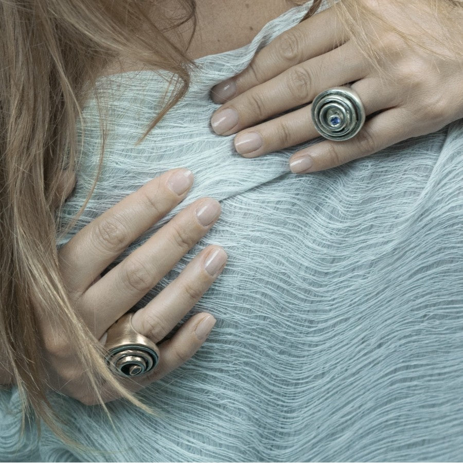 Saturno bronzo Anello in bronzo