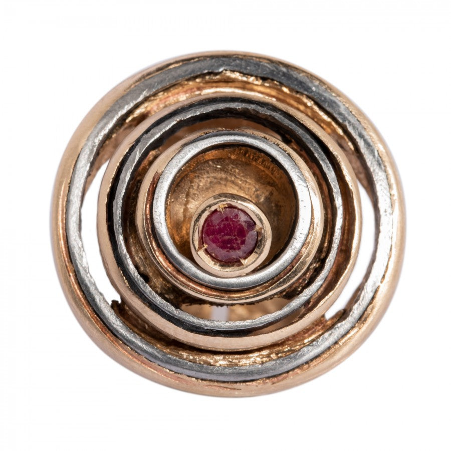 Saturno bronzo Anello in bronzo