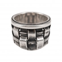 Interweaving Silver Ring